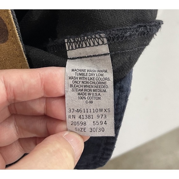 Vintage 90s RRL Double RL Black Denim Jeans Ralph Lauren Men Waist 30 Inseam 29 - Picture 6 of 12